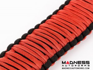 Jeep Gladiator Para Cord Seat Mount Grab Handle - Red